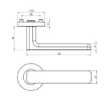 Drückergarnitur MINIMAL MODERN, Graphitschwarz - GÜRTLER.shop