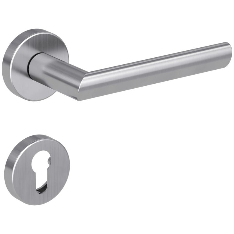 Drückergarnitur OVIDA, Edelstahl matt - GÜRTLER.shop