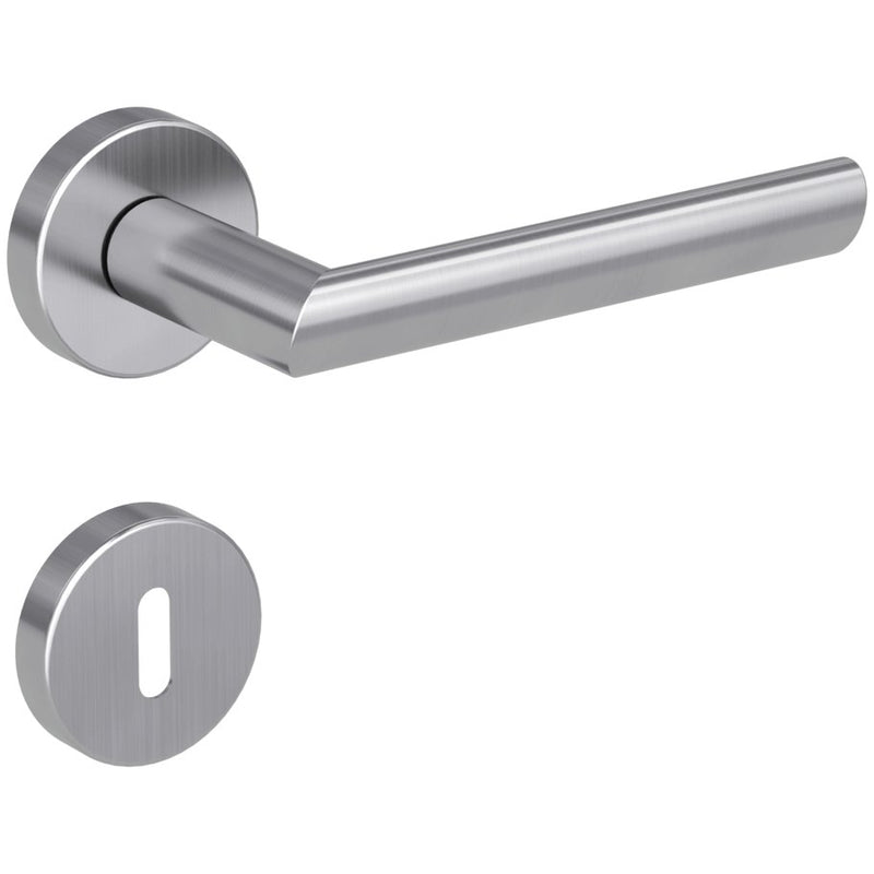 Drückergarnitur OVIDA, Edelstahl matt - GÜRTLER.shop