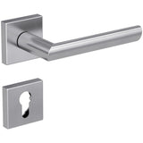 Drückergarnitur OVIDA QUATTRO, Edelstahl matt - GÜRTLER.shop