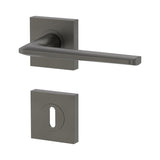 Drückergarnitur REMOTE Quadrat, Soft2Touch Kaschmirgrau - GÜRTLER.shop