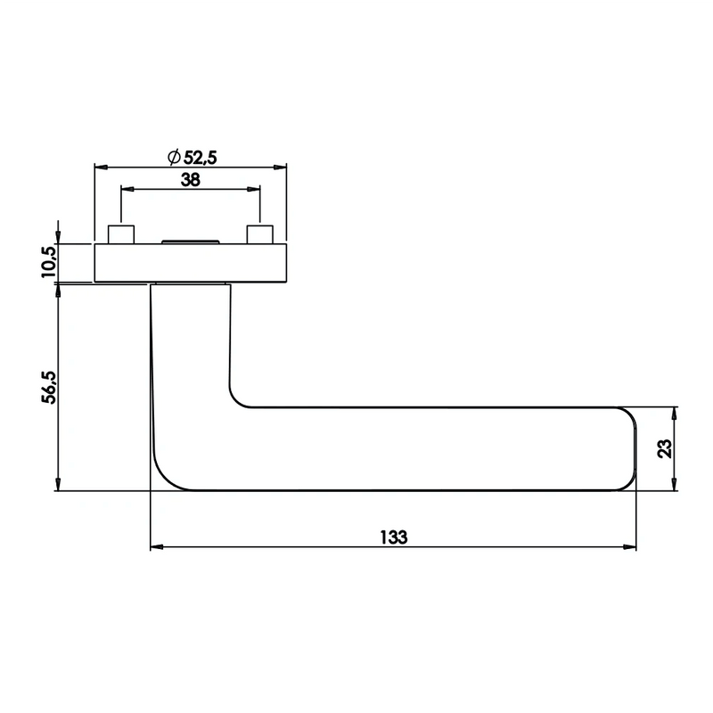 Drückergarnitur REMOTE, Soft2Touch Graphitschwarz - GÜRTLER.shop