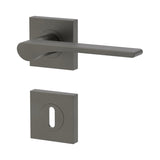 Drückergarnitur sieger design LEAF LIGHT Quadrat Kaschmirgrau - GÜRTLER.shop