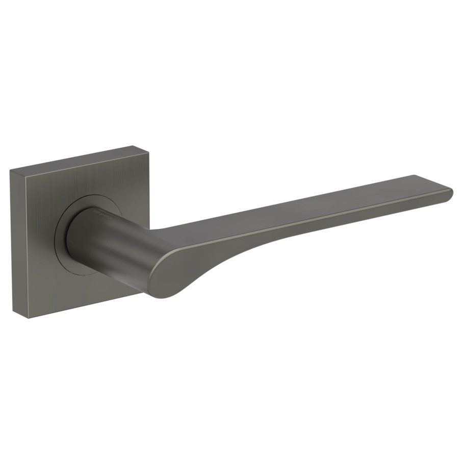 Drückergarnitur sieger design LEAF LIGHT Quadrat Kaschmirgrau - GÜRTLER.shop