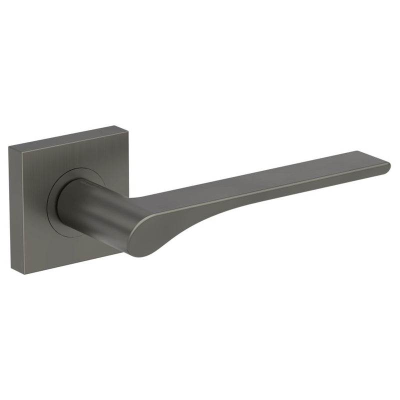 Drückergarnitur sieger design LEAF LIGHT Quadrat Kaschmirgrau - GÜRTLER.shop
