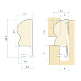 Flügelfalzdichtung für Holzfenster SCHLEGEL QL 3067 (div. Farben) - GÜRTLER.shop