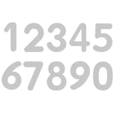 Hausnummern aus Edelstahl von MTEC, 155mm, Edelstahl matt - GÜRTLER.shop