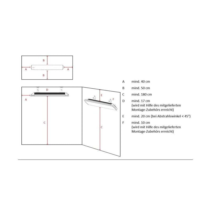 Heizstrahler HEATSCOPE® VISION 1600-3200W White / Weiß - GÜRTLER.shop