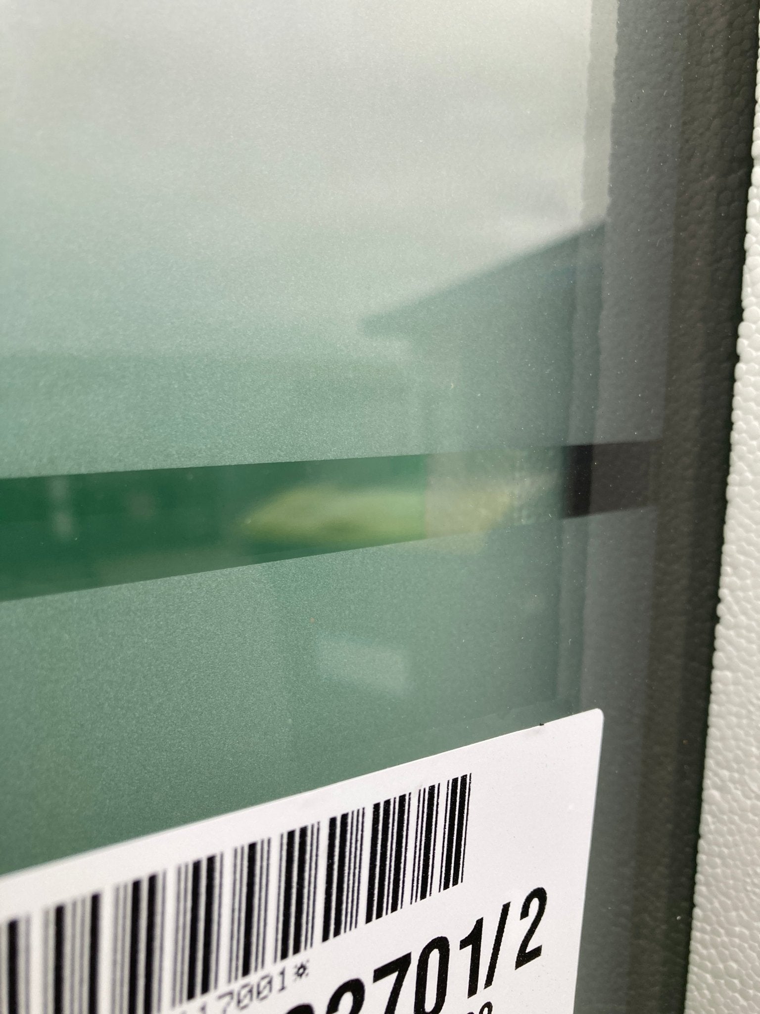 Isolierverglasung satiniert, Streifen klar, 318 x 2030mm - GÜRTLER.shop