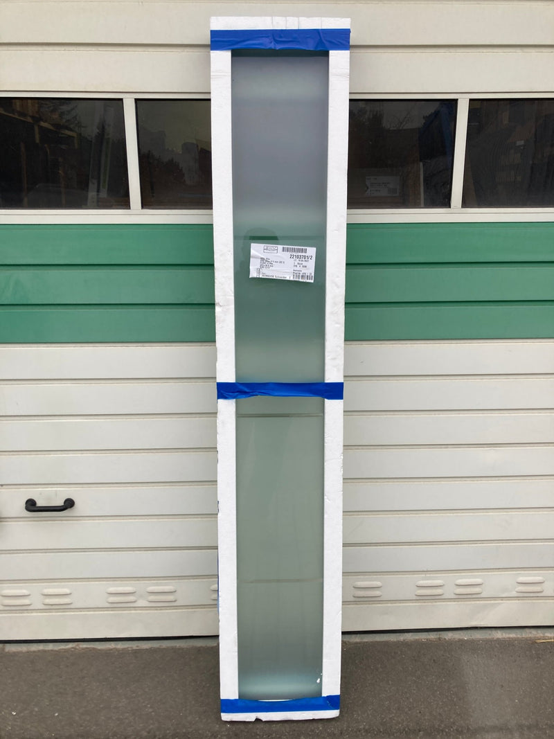 Isolierverglasung satiniert, Streifen klar, 318 x 2030mm - GÜRTLER.shop