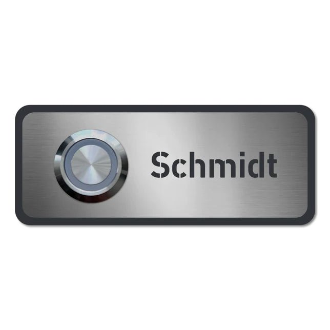 Klingel K11 aus Edelstahl mit 3D-Effekt, Anthrazit RAL7016 - GÜRTLER.shop