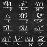 Monogramm M1 in Edelstahl, personalisiert mit deinem Namen - GÜRTLER.shop