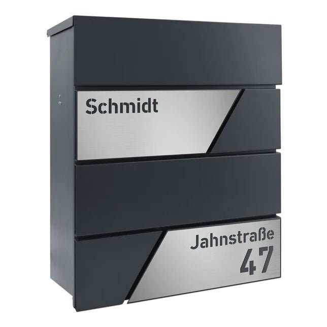 Paketbox PB2 mit Edelstahl-Schildern - GÜRTLER.shop