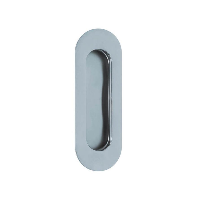 Schiebetürmuschel oval, 120mm, Edelstahl poliert - GÜRTLER.shop