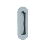 Schiebetürmuschel oval, 120mm, Edelstahl poliert - GÜRTLER.shop