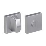 Schlüsselrosette GRIFFWERK QUADRAT (klipp) WC, Edelstahl poliert - GÜRTLER.shop