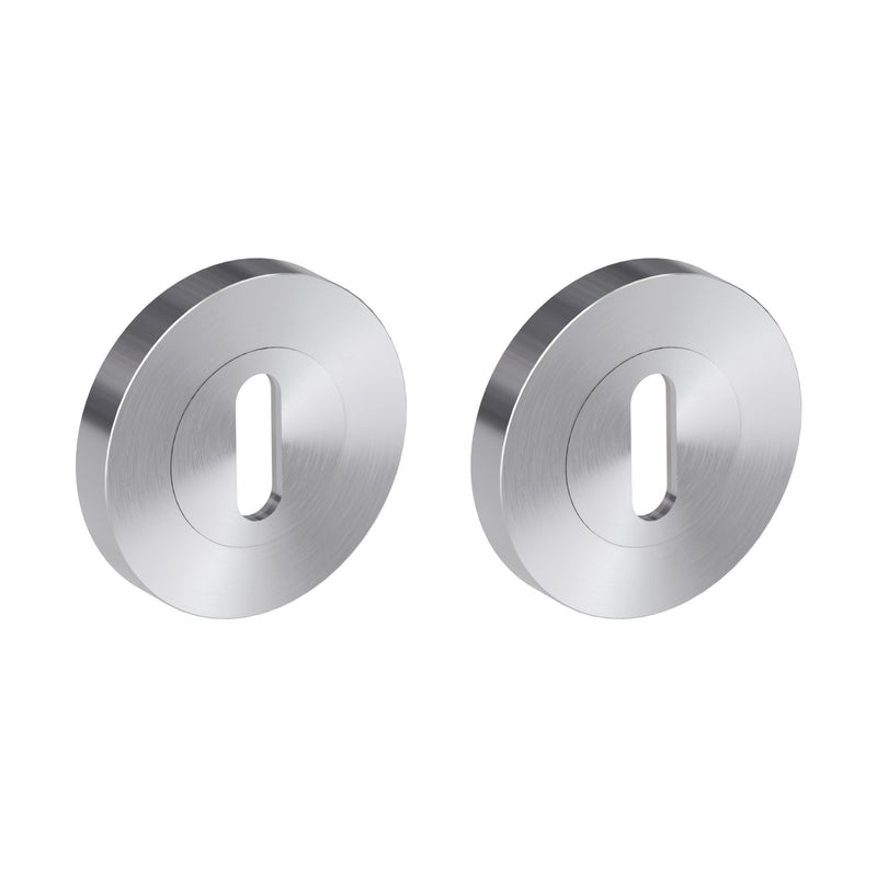 Schlüsselrosette GRIFFWERK (schraub, 8mm) BB, Edelstahl matt - GÜRTLER.shop