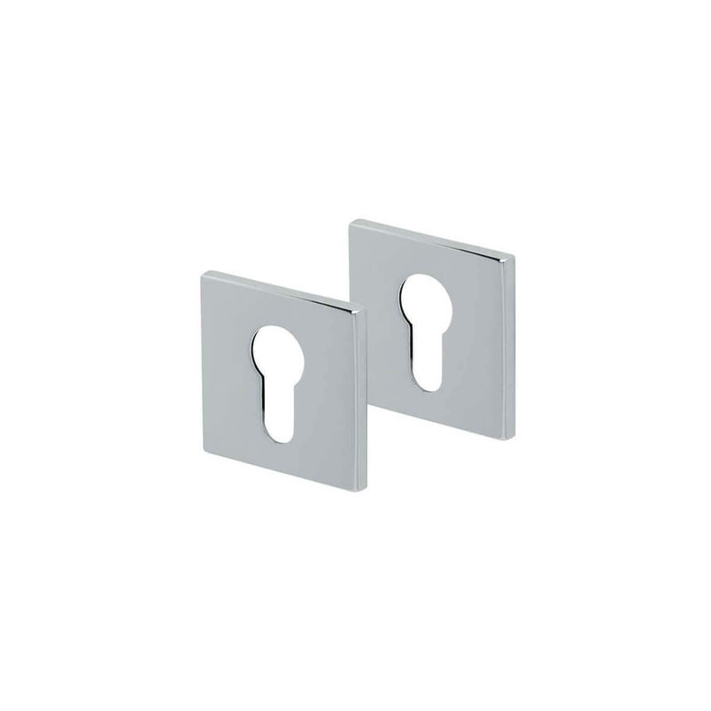 Schlüsselrosette SCOOP Formspiele® Quadrat, Chrom - GÜRTLER.shop