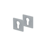 Schlüsselrosette SCOOP Formspiele® Quadrat, Chrom matt - GÜRTLER.shop