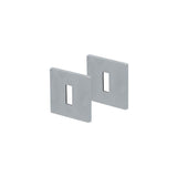 Schlüsselrosette SCOOP Formspiele® Quadrat, Chrom matt - GÜRTLER.shop