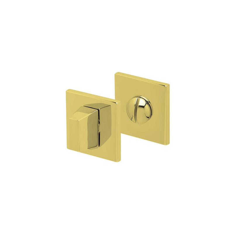Schlüsselrosette SCOOP Formspiele® Quadrat, Messing poliert - GÜRTLER.shop
