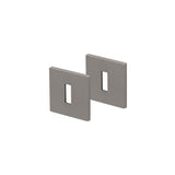 Schlüsselrosette SCOOP Formspiele® Quadrat, Nickel satin - GÜRTLER.shop