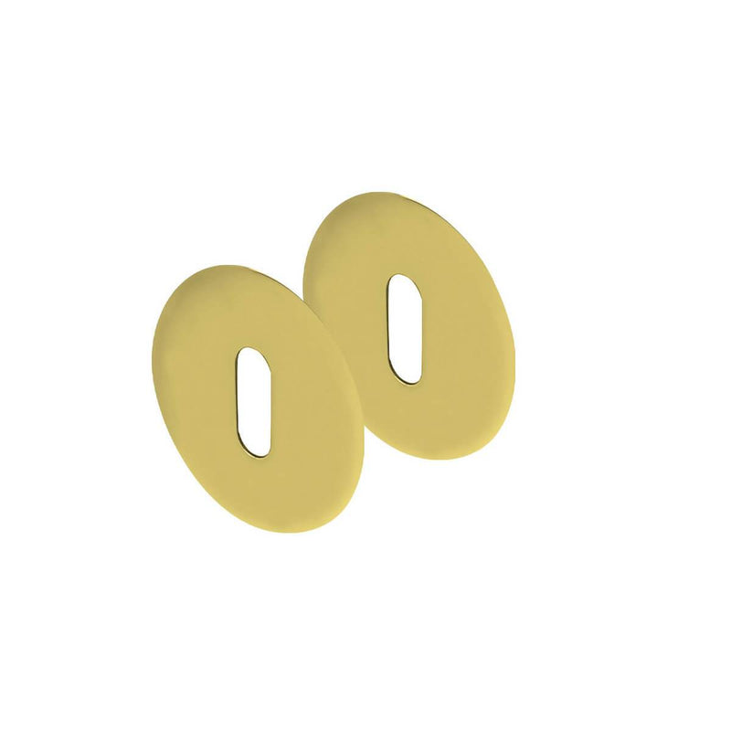 Schlüsselrosette SCOOP Pullbloc® flächenbündig, BB, Messinggelb - GÜRTLER.shop