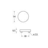 Schlüsselrosette SCOOP Pullbloc®, WC, Edelstahl matt - GÜRTLER.shop