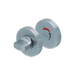 Schlüsselrosette SCOOP Pullbloc®, WC rot/weiß, Edelstahl matt - GÜRTLER.shop