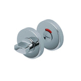 Schlüsselrosette SCOOP Pullbloc®, WC rot/weiß, Edelstahl poliert - GÜRTLER.shop