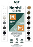 Silikon Dichtstoff Nordsil N, Farbe: Schwarz 310ml (1 Karton VE=15 Stück) - GÜRTLER.shop