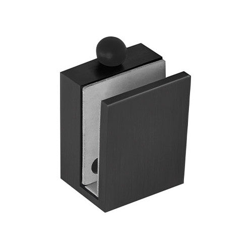 Türfeststeller für Glastür, SCOOP, Black satin - GÜRTLER.shop