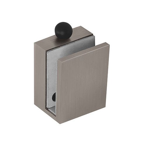 Türfeststeller für Glastür, SCOOP, Nickel satin - GÜRTLER.shop
