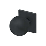 Türknauf Formspiele® auf Quadratrosette, Black satin - GÜRTLER.shop