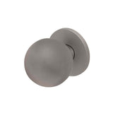 Türknauf Formspiele® auf Rundrosette, Nickel satin - GÜRTLER.shop